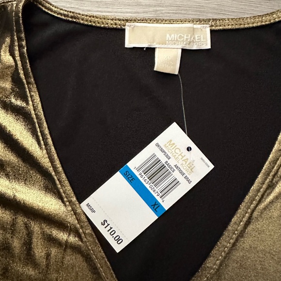 Beautiful Gold Blouse by Michael Kors - Picture 3 of 3